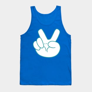 Peace Sign Hand Tank Top